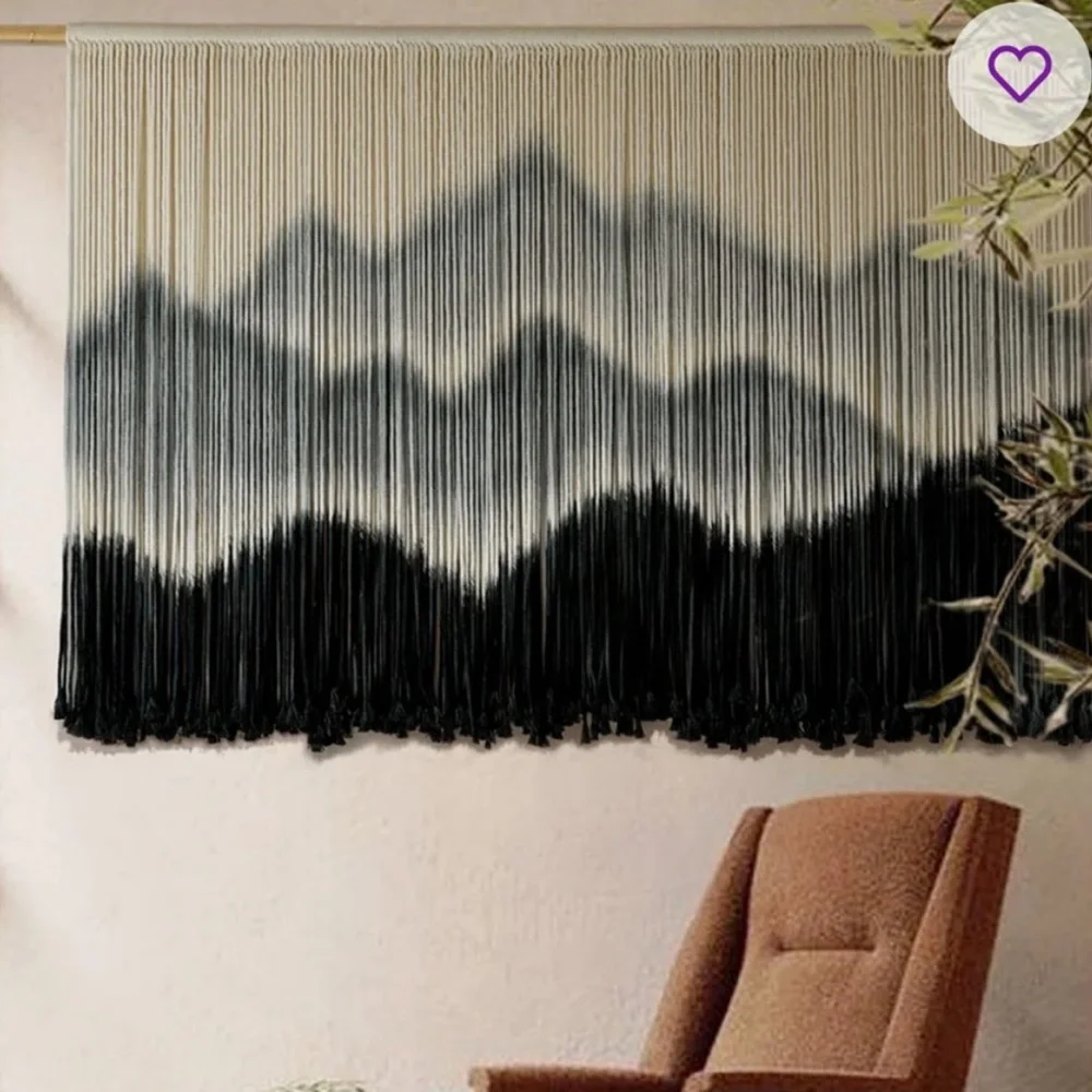 Hanging Denim Color Scheme Tapestry Home Decor Large 57” x 33.5”